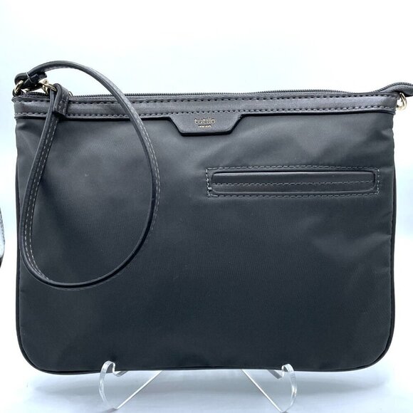 Tutilo New York Take Away iPad Carrying Case Clutch Wristlet Zip Top Grey Nylon - Picture 1 of 8